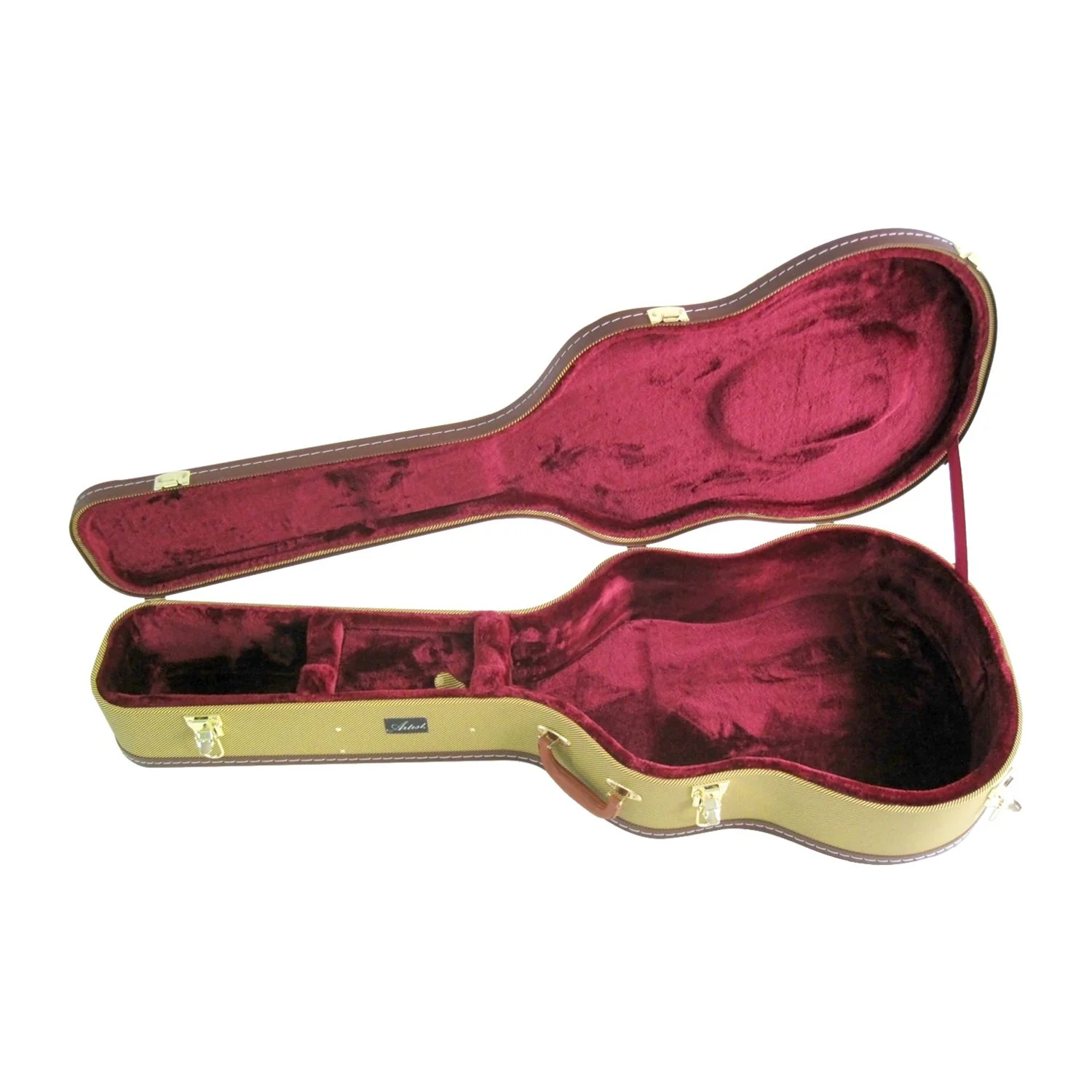 Artist DC350FTB Tweed Acoustic Dreadnought Guitar Hard Case - Image 5
